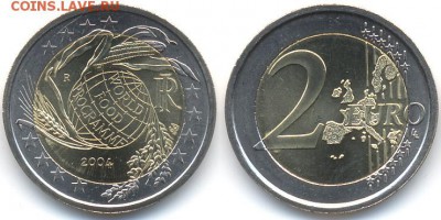 2 евро Италия 2004 Продовольственная программа - 3925_1204_ita_2eu_2004_ged
