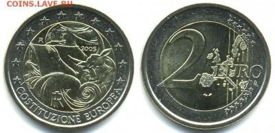 2 евро Италия 2005 Конституция Европы - 4d78af234a923