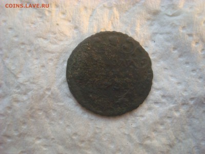 Полушка 1731г. Перечекан из копейки Петра I. R! - DSC02498.JPG