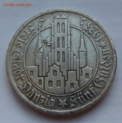 Данциг 5 гульденов 1923г - IMG_3587.JPG