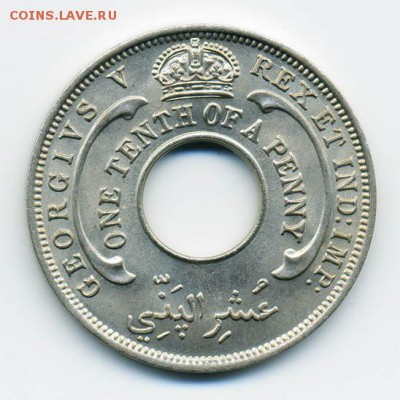 10 пенни 1936 - Британская-Вест-Африка_десятая-пенни-1936_А