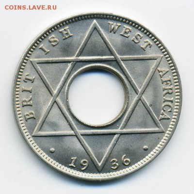10 пенни 1936 - Британская-Вест-Африка_десятая-пенни-1936_Р