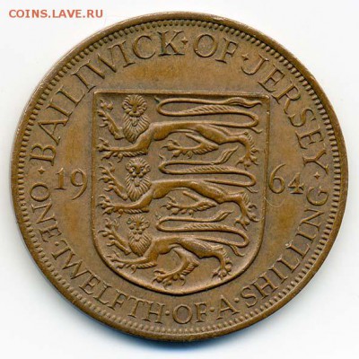 12 шиллинга 1964 - реверс. - Джерси_1-12шиллинга-1964_Р
