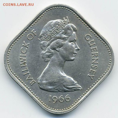 Гернси 10 шиллингов 1966 - аверс. - Гернси_10шиллингов-Норманы-1966_А