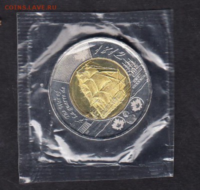 Канада 2012 2$ Война 1812г фрегат - 115