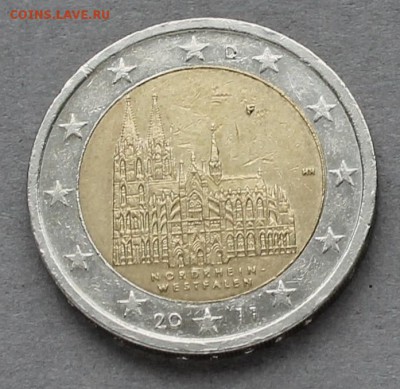 2 евро 2011, Германия, Кёльнский собор (2), до 17.04 - 2euro2011_2a