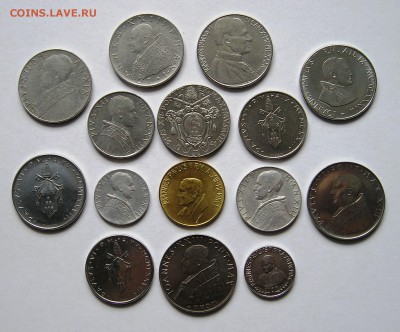 Ватикан Лот из 15 разных монет, БЕСПЛАТНЫЙ ПЕРЕСЫЛ ! (16.04) - P1012746.JPG