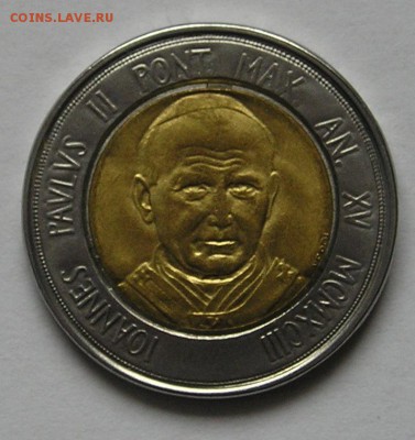 Ватикан 500 Лир 1993 Биметалл (16.04) - P1012748.JPG