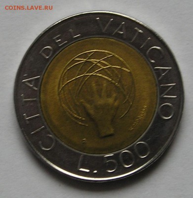 Ватикан 500 Лир 1983 Биметалл (16.04) - P1012758.JPG