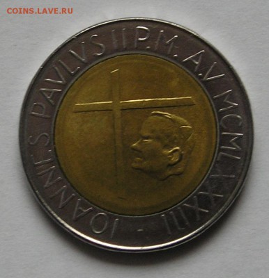 Ватикан 500 Лир 1983 Биметалл (16.04) - P1012757.JPG