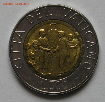 Ватикан 500 Лир 1994 Биметалл (16.04) - P1012759.JPG