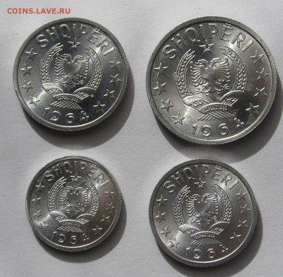 Албания 4 разных монеты 1964, СОХРАН !  (16.04) - P1012663.JPG