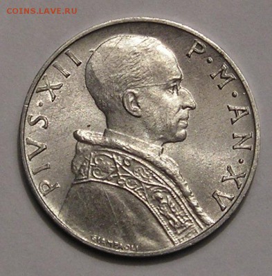 Ватикан 5 Лир 1953 СОХРАН !(16.04) - P1012839.JPG