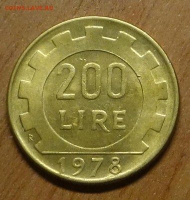 200 лир 1978 Италия до 16.04.17 в 22:00 - it53