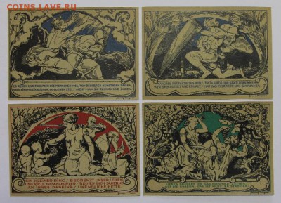 Германия Веймар Тюрингия 1921 полная серия 4 шт UNC - IMG_4059.JPG