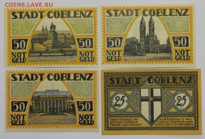Германия Кобленц Рейнланд-Пфальц полная серия 4 шт UNC - IMG_4069.JPG