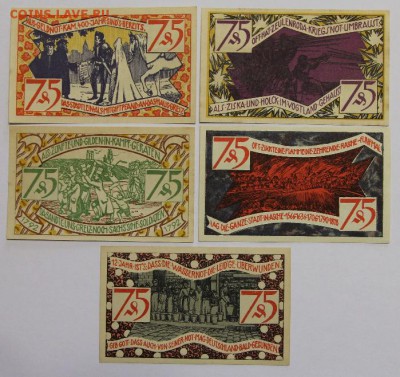 Германия Цойленрода Тюрингия полная серия 15 шт UNC - IMG_4102.JPG