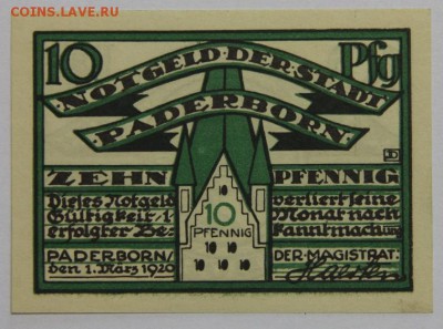 Германия Падерборн Северный Рейн-Вестфалия полная серия UNC - IMG_4103.JPG