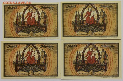 Германия Шмельн Тюрингия 4 шт полная серия UNC - IMG_4180.JPG