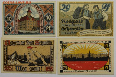 Германия Шмельн Тюрингия 4 шт полная серия UNC - IMG_4179.JPG