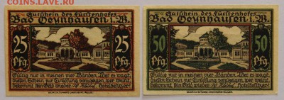 Германия Оунхаусен 2 шт полная серия UNC - IMG_4198.JPG