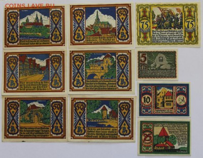 Германия Оснамбрюк Нижня Саксония 10 шт полная серия UNC - IMG_4205.JPG