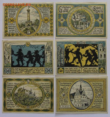Германия Кольдиц Саксония 6 шт полная серия UNC - IMG_4217.JPG