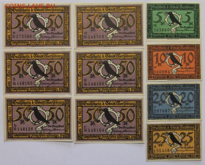 Германия Мерзебург Саксония-Анхальт 10 шт полная серия UNC - IMG_4223.JPG