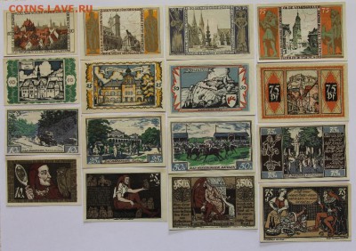 Германия Брауншвейг Нижняя Саксония 16 шт полная серия UNC - IMG_4232.JPG