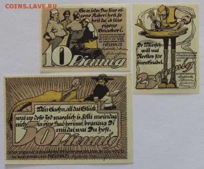 Германия Ньюхауз Нижняя Саксония 3 шт полная серия UNC - IMG_4252.JPG