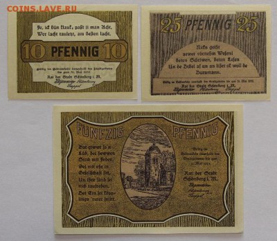 Германия Шёнберг Шлезвиг-Гольштейн 3 шт полная серия - IMG_4283.JPG