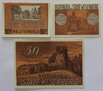 Германия Весенберг Шлезвиг-Гольштейн 3 шт полная серия - IMG_4301.JPG