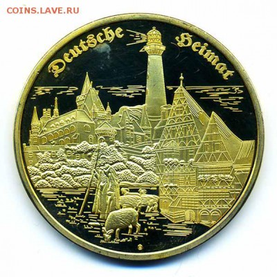 Германия, медаль "Кельн", Proof-Like. - медаль_Германия_Кельн_маяк