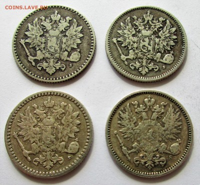 Царская ФИНЛЯНДИЯ 50 пенни 1864, 1871, 1872, 1874. ОЦЕНКА. - 019.JPG
