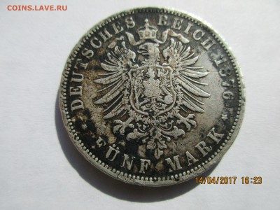 5 марок 1876г.оценка. - Изображение 005