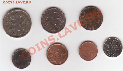 помогите оценить кучку разных монет. - finnland.JPG