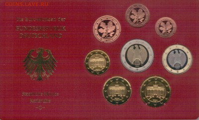 ФРГ НАБОР ЕВРО ПРУФ 2004G ДО 20.04.2017 В 22.00МСК (Д816) - 4-фргГ