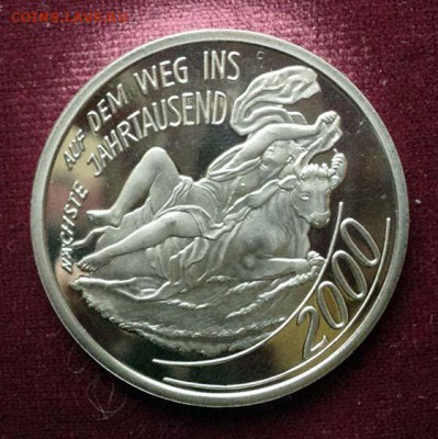 Жетон "Европа-милениум", Германия, 2000 г. Proof - жетон_Европа-2000_1А.JPG