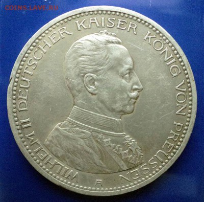 Пруссия 5 марок 1914 - аверс. - Германия-Пруссия_1914-5марок_А.JPG
