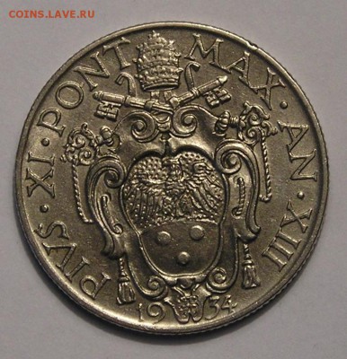 Ватикан 1 Лира 1934  (16.04) - P1012879.JPG