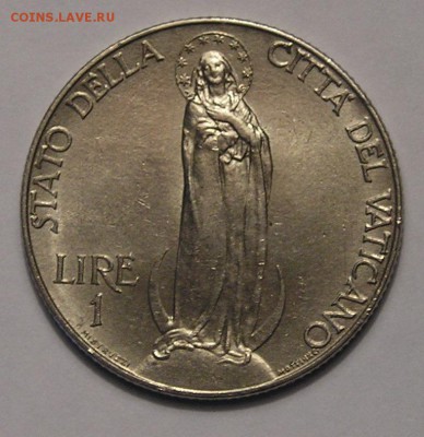 Ватикан 1 Лира 1939 Монета - Год  СОХРАН  (16.04) - P1012880.JPG