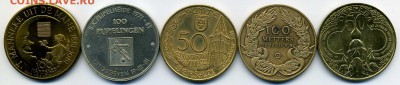 Бельгийские жетоны 1980-83 гг. - al513