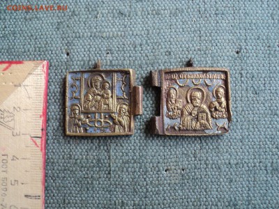 Икона складень малая 17-18 век эмаль - 22 DSC02159.JPG