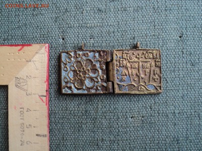 Икона складень малая 17-18 век эмаль - 21DSC02158.JPG
