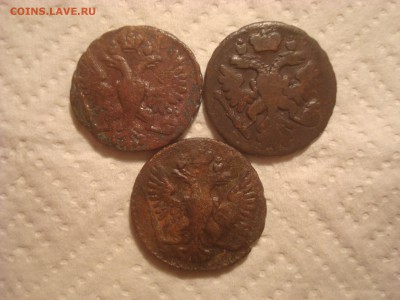Деньга 1738,48,50г. и копейки 1850-х. На оценку. - DSC02523.JPG