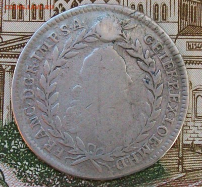 20 крейцеров 1755 г. Австрия.с подвеса.Оконч. 18.04.17 г.22ч - ф2