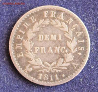 С 1 руб.RAR ФРАНЦИЯ DEMI FRANC 1811г. НАПОЛЕОН до 22.04 в 22 - IMG_5708.JPG