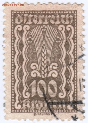 Марка. Старая Австрия 100 крон до 22.04.17 г. в 23.00 - Scan-170415-0004