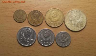 годовой комплект 1953г - 1,2,3,5,10,15,20 коп до 22.04 блиц - 1953 годовой 1 2