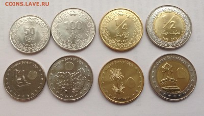 Монеты евро и др. Новинки 2018 Испания - Набор 4 монеты Ливия 2014